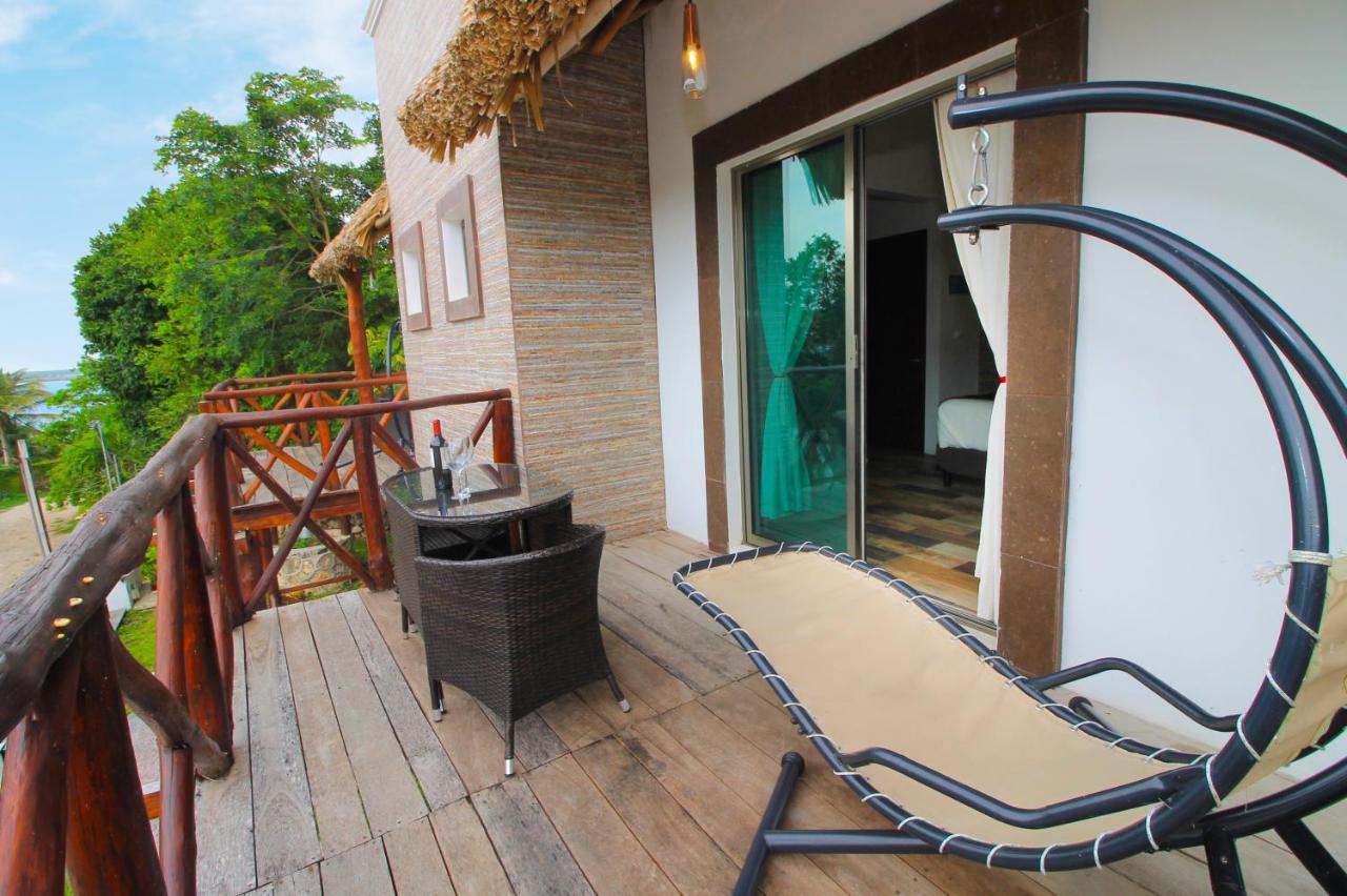 Hotel Pancho Villas Bacalar - Free Bikes And Paddles Zewnętrze zdjęcie