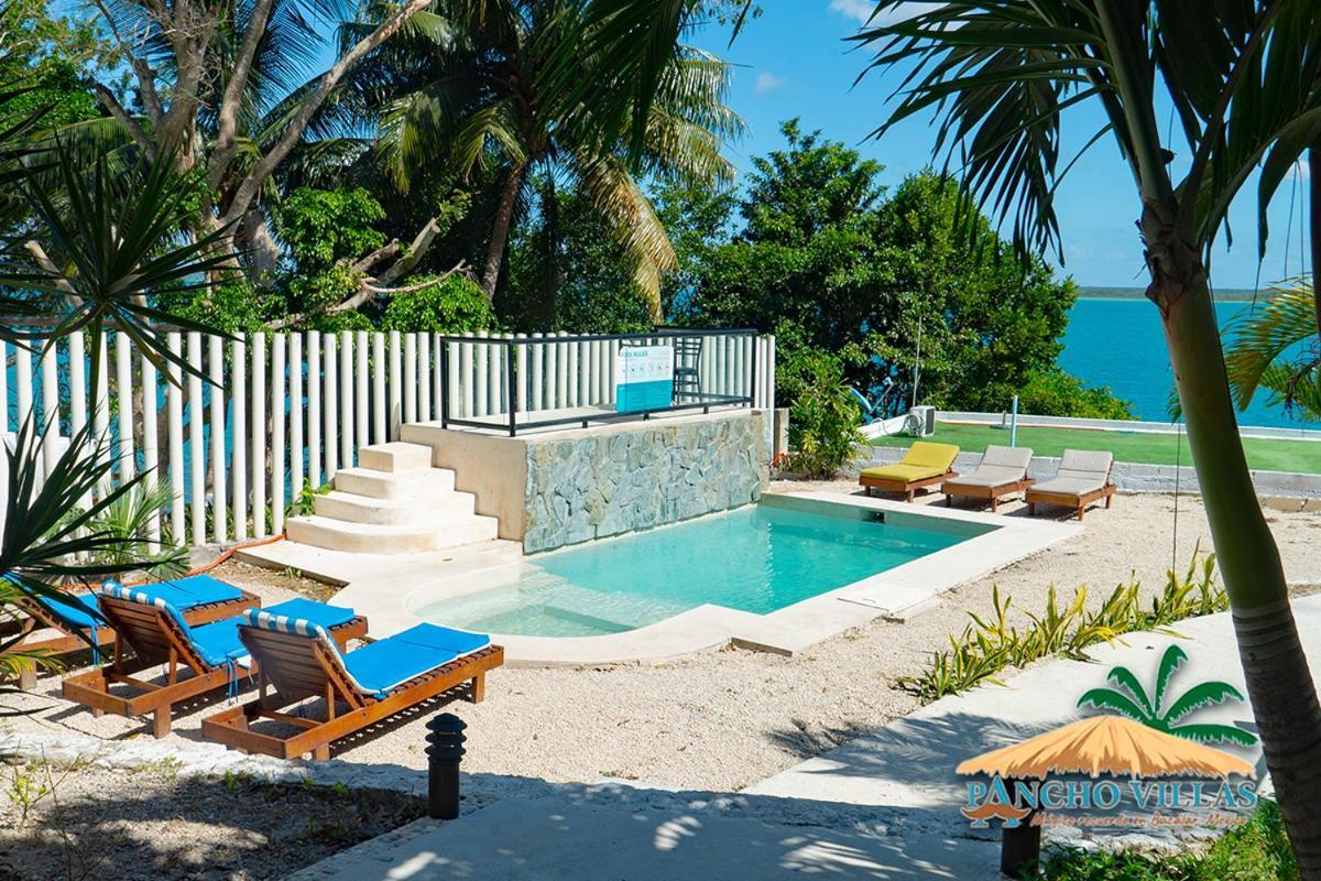 Hotel Pancho Villas Bacalar - Free Bikes And Paddles Zewnętrze zdjęcie