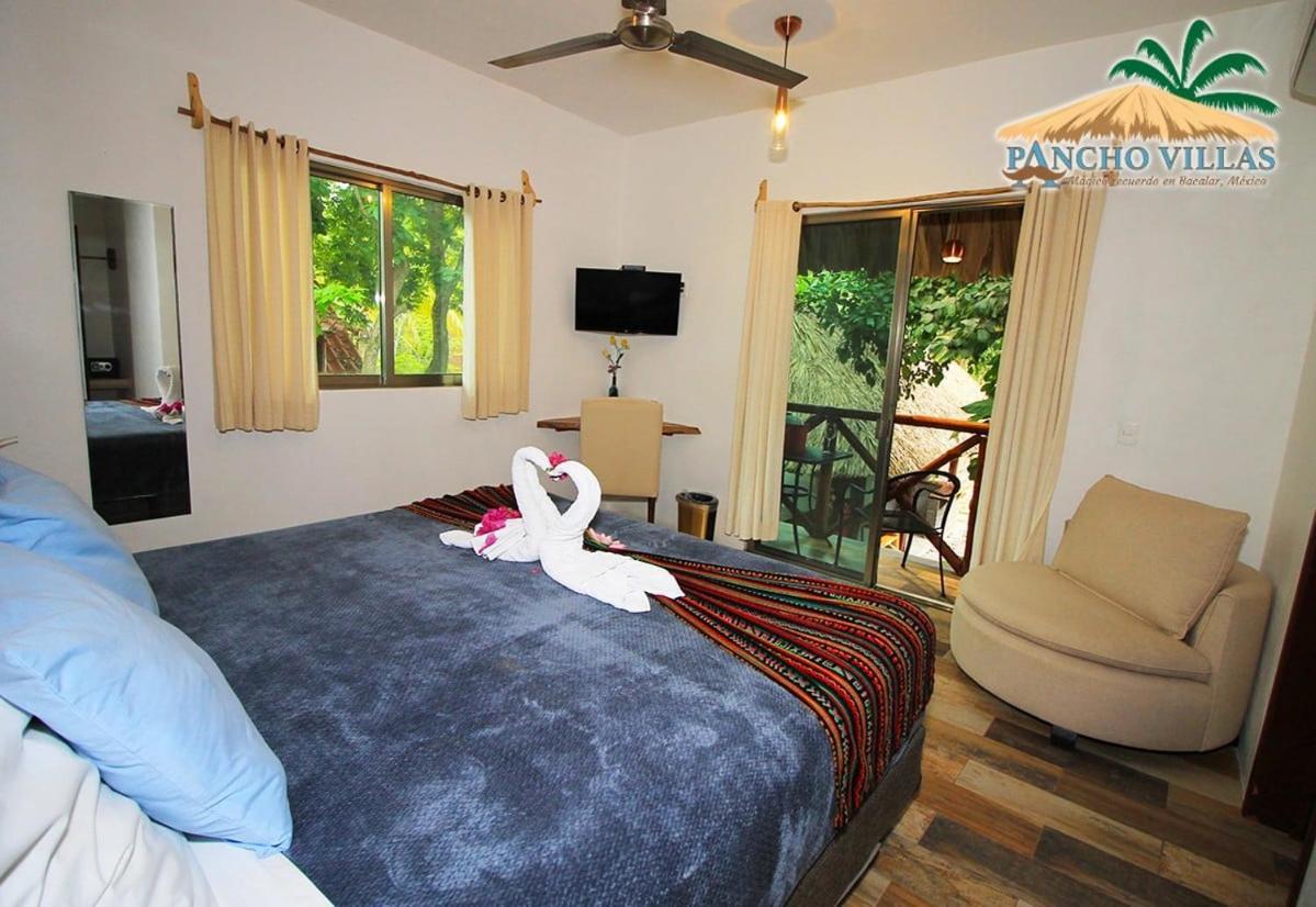 Hotel Pancho Villas Bacalar - Free Bikes And Paddles Zewnętrze zdjęcie
